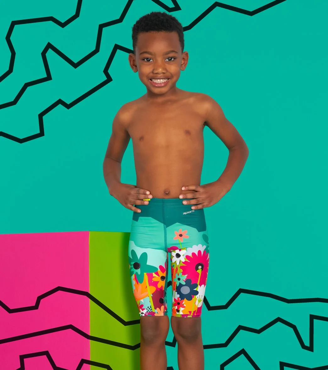 Sporti x She Is This Limited Edition Mountain Flower Jammer Swimsuit Youth (22-28) - Image 9