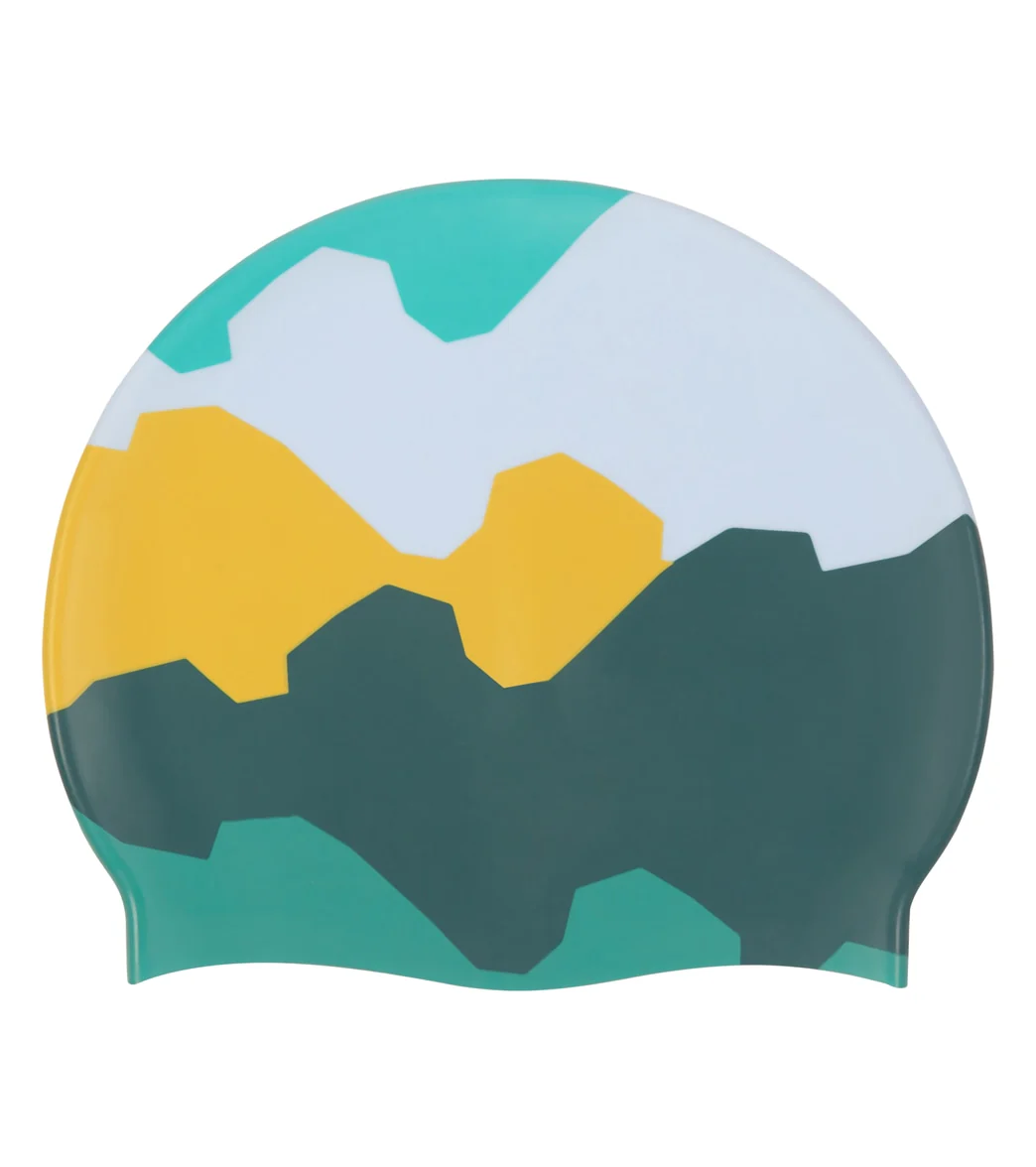 Sporti x She Is This Limited Edition Mountain Silicone Swim Cap - Image 4