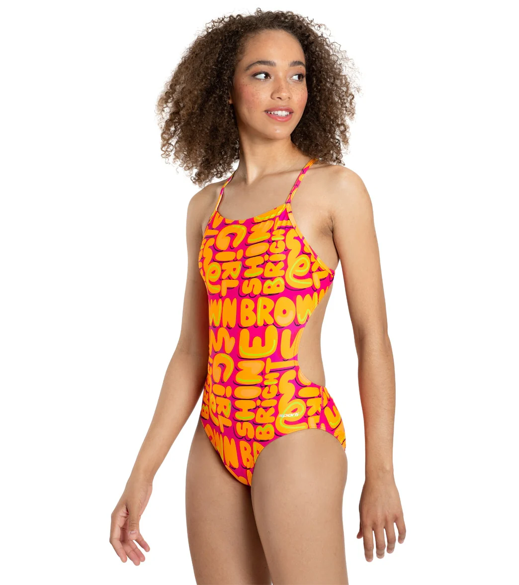 Sporti x She Is This Limited Edition Shine Bright Micro Back One Piece Swimsuit - Image 6