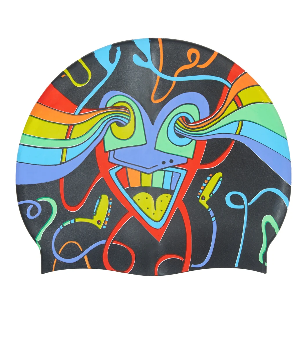 Sporti x Tyler Wallach Limited Edition Heart Silicone Swim Cap - Image 5