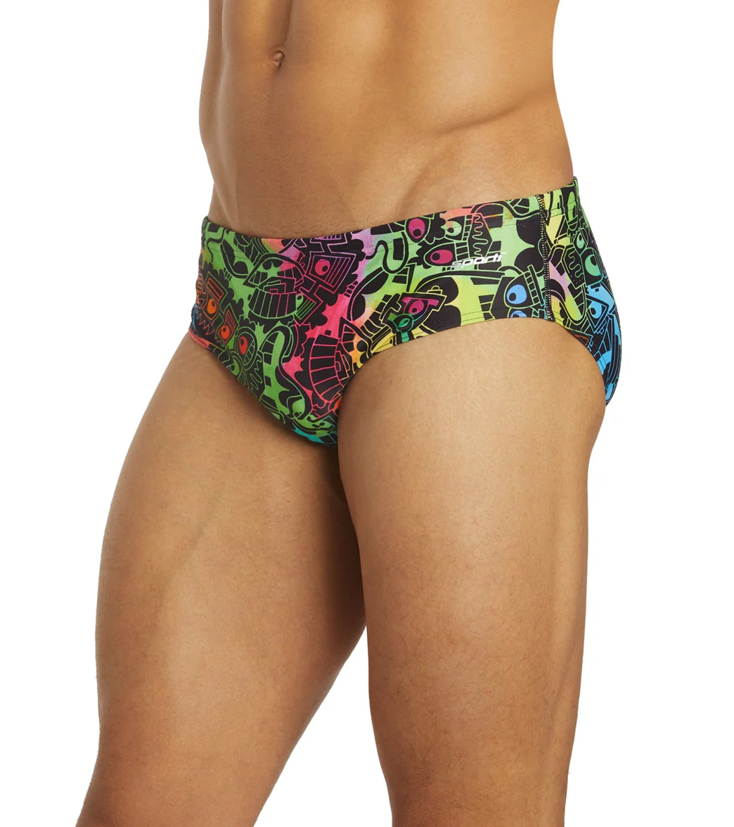 Sporti x Tyler Wallach Limited Edition Rainbow Rave Brief Swimsuit - Image 11