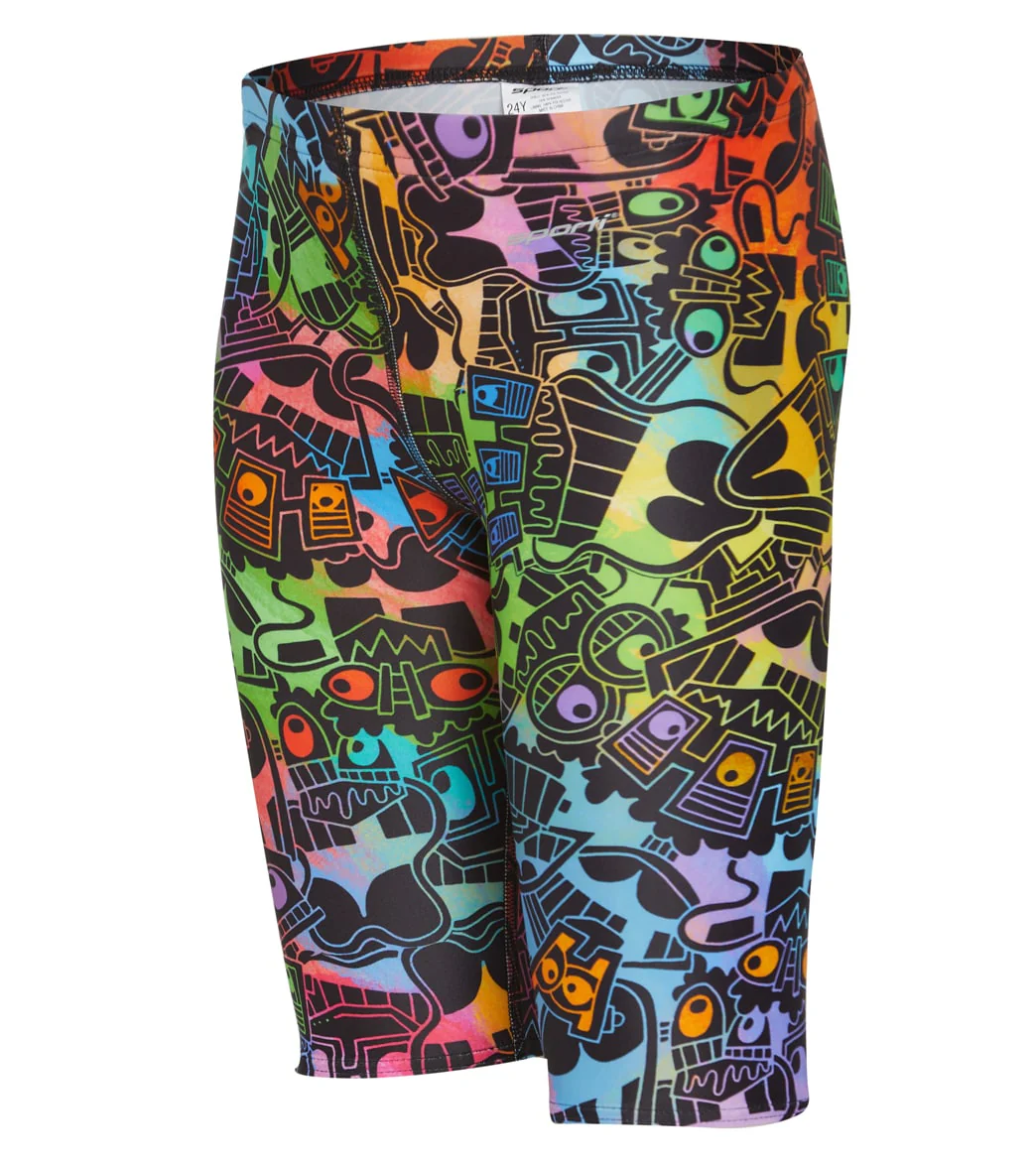 Sporti x Tyler Wallach Limited Edition Rainbow Rave Jammer Swimsuit Youth (22-28) - Image 6