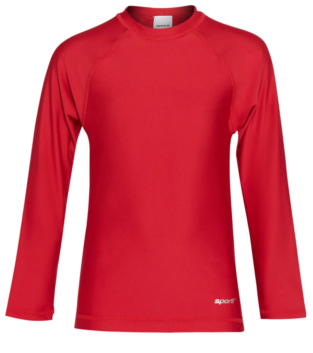 Sporti Youth Unisex L/S UPF 50+ Comfort Fit Rashguard - Image 9