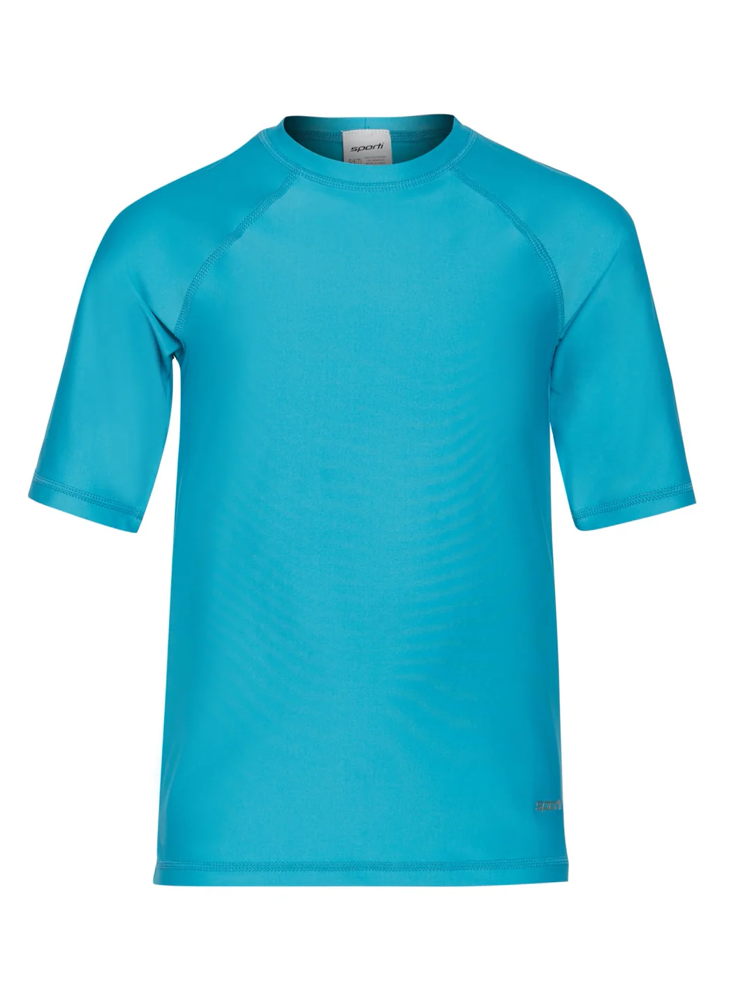Sporti Youth Unisex S/S UPF 50+ Hybrid Comfort fit Rash Guard - Image 2