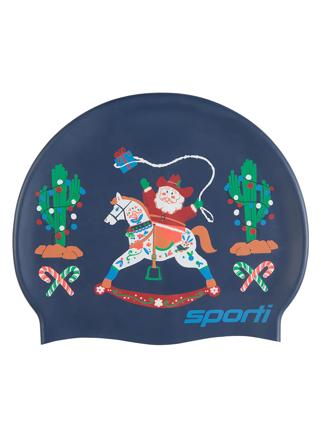 Sporti Yule Tide Wrangler Silicone Swim Cap - Image 11