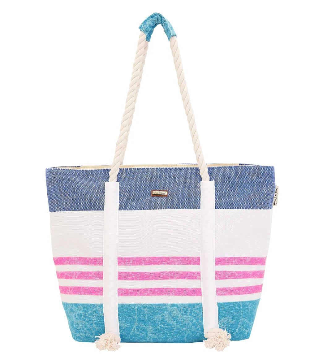 Sun N Sand Pastel Colored Stripe Shoulder Bag