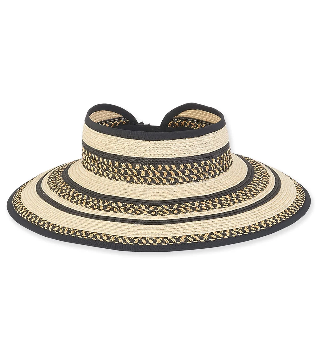 Sun N Sand Women's 4" Brim Roll Up Beach Visor - Image 6
