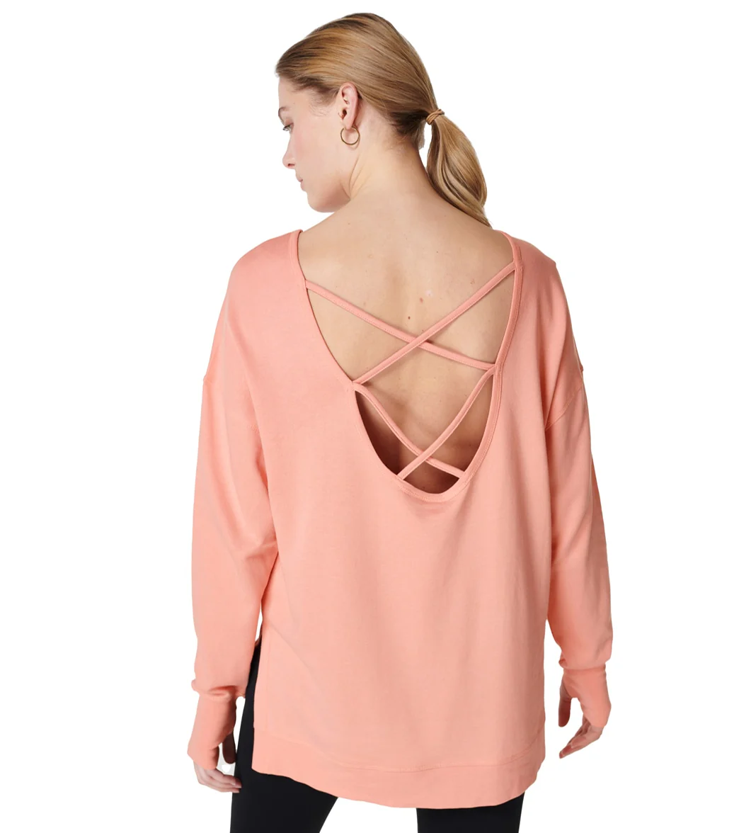 Sweaty Betty After Class Cross Back Sweatshirt - Image 17