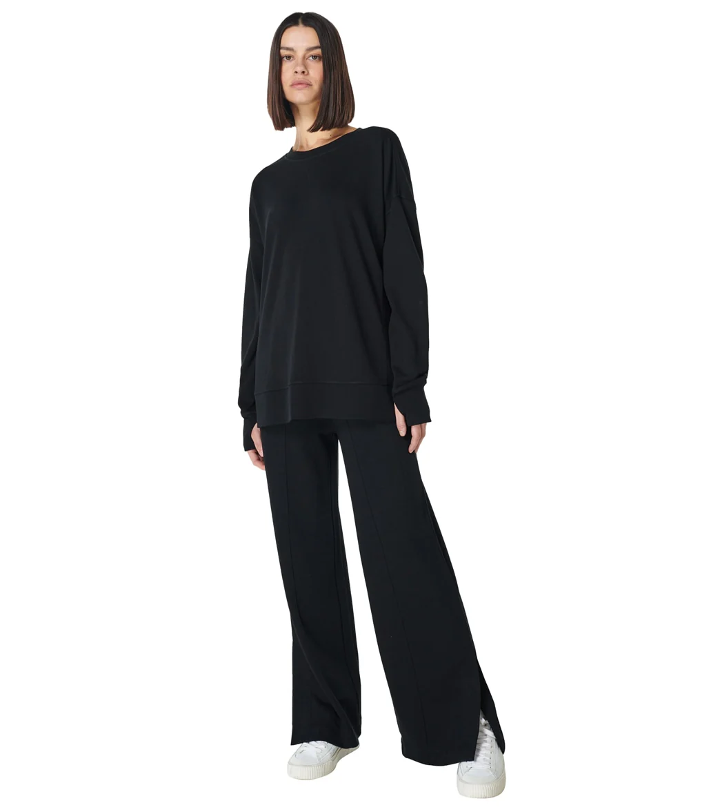 Sweaty Betty After Class Wide Leg Trouser 30" - Image 4