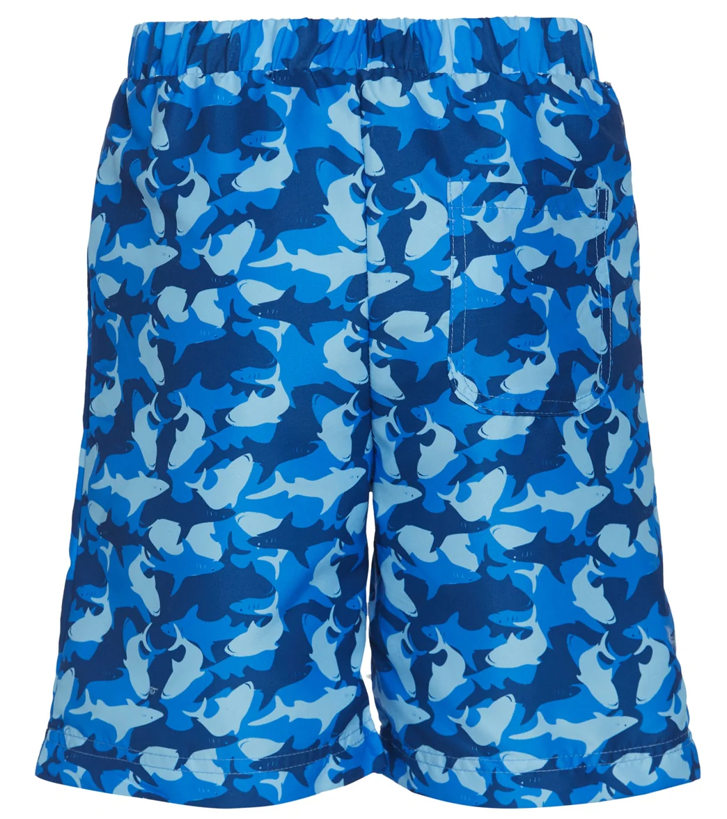 Swimfix Boys' Camo Shark Swim Trunks (Little Kid, Big Kid) - Image 2