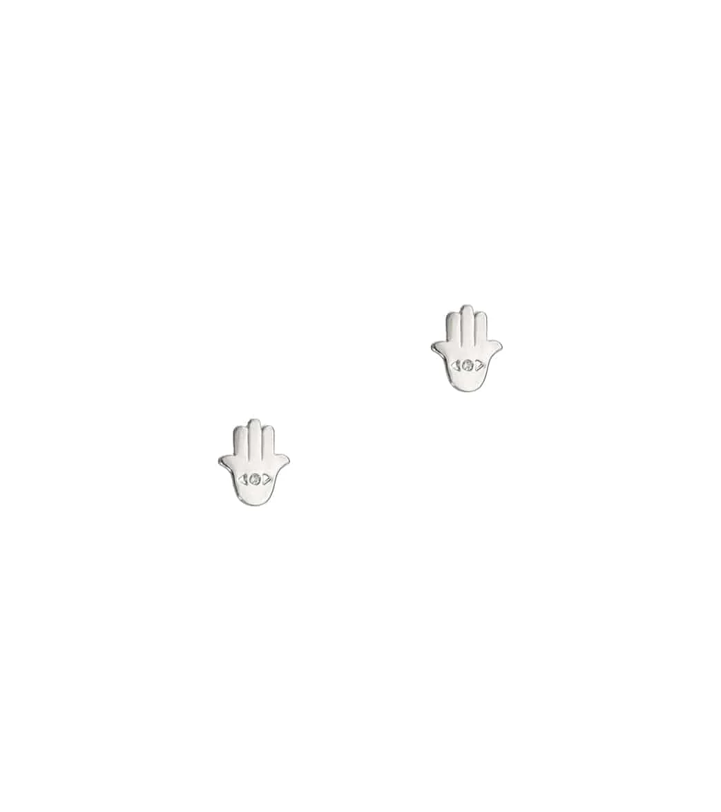 TAI Jewelry Simple Hamsa Studs - Image 3