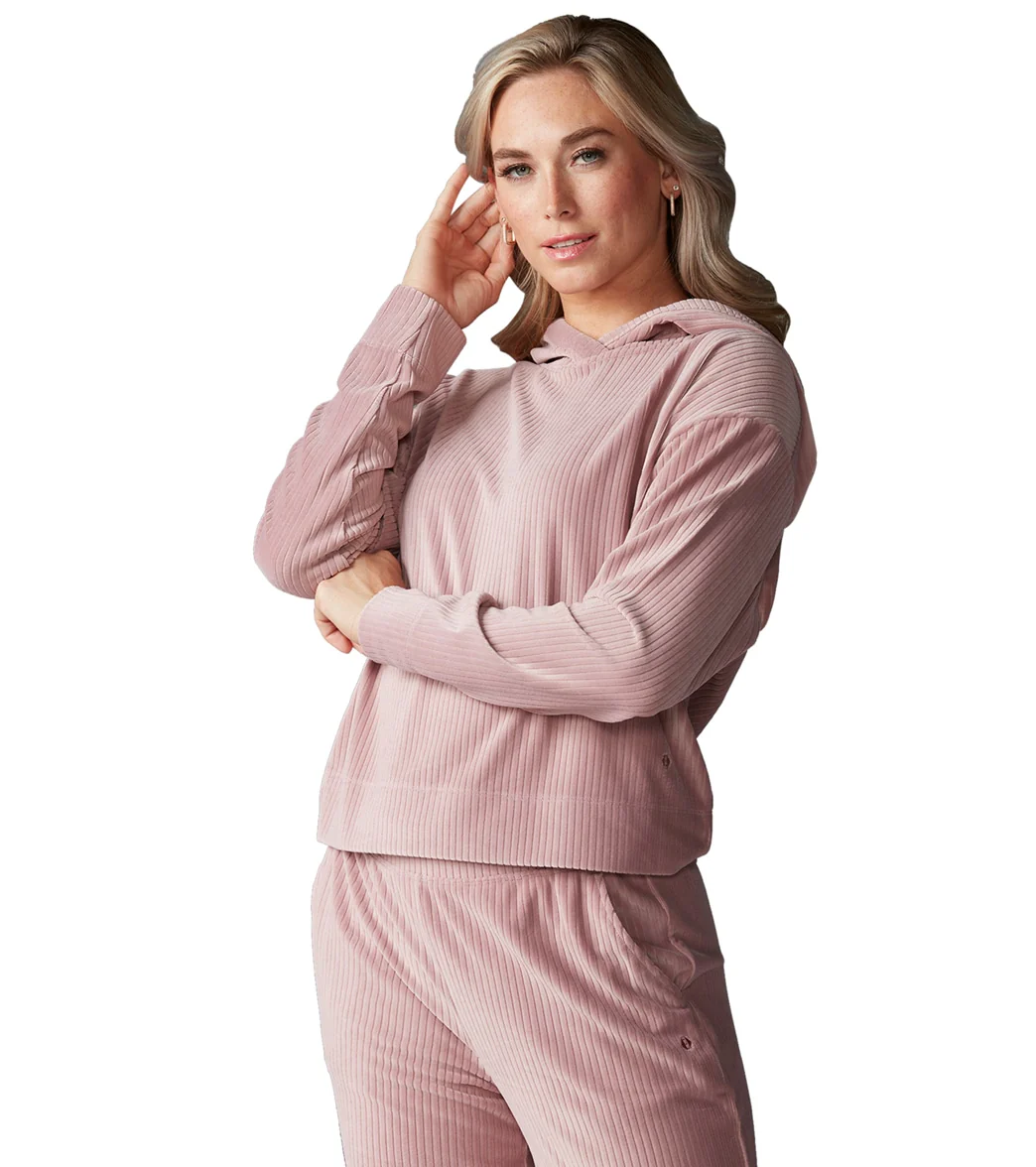 Tavi Brushed Rib Pullover Hoodie - Image 9