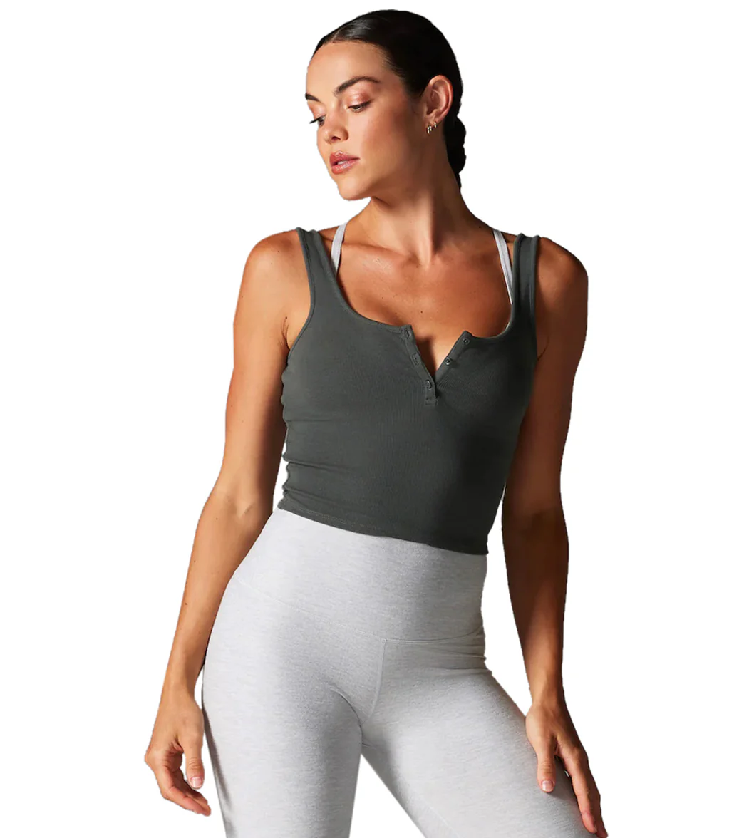 Tavi Fitted Henley Tank - Image 5