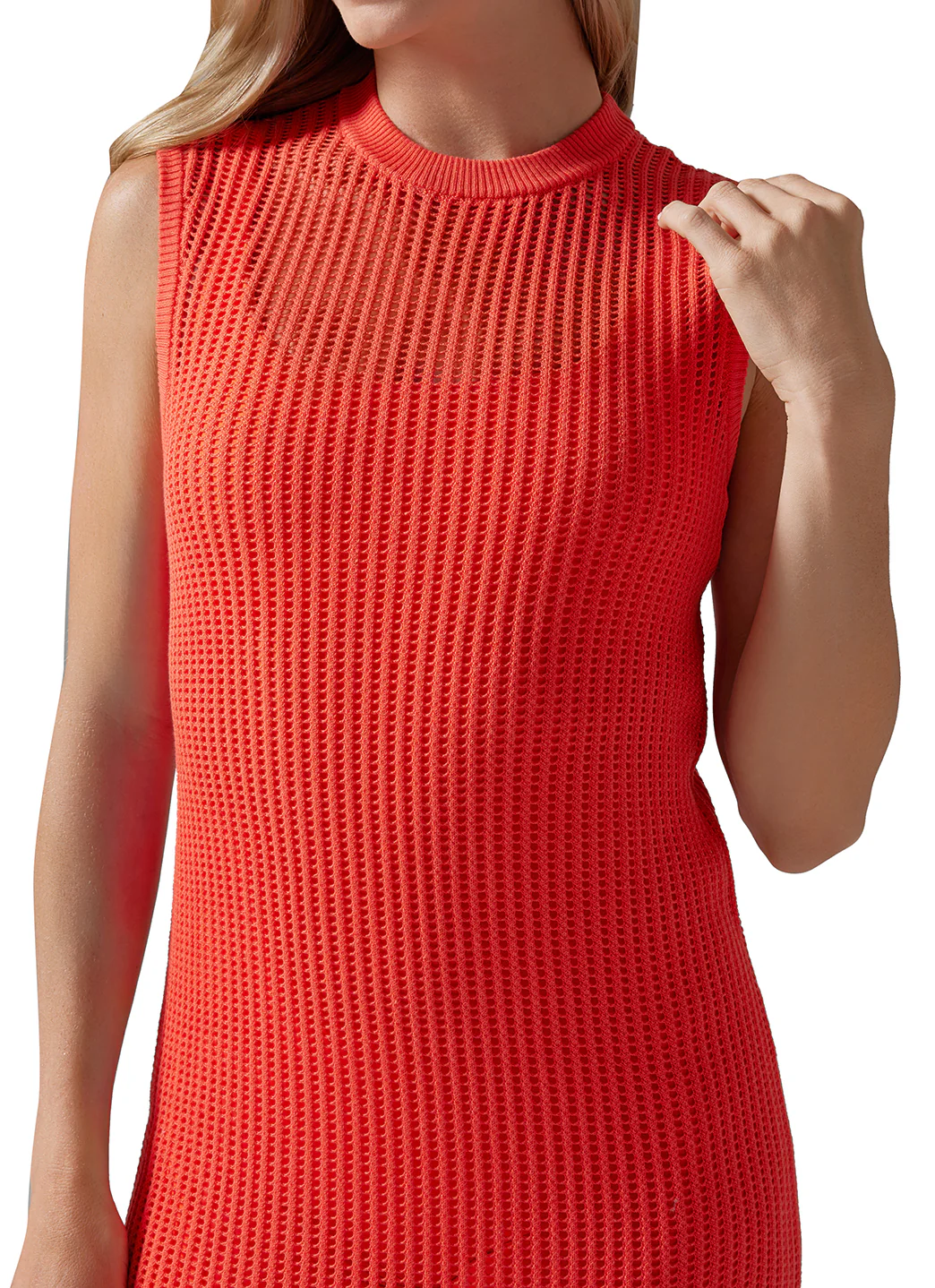 Tavi Retreat Sleeveless Open Knit Dress - Image 6