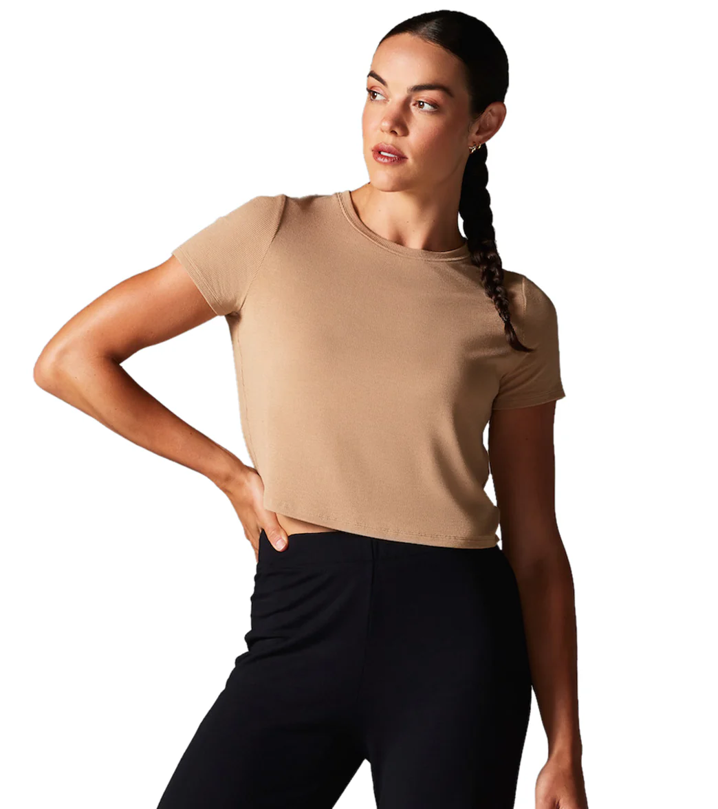 Tavi Ribbed Tee - Image 77