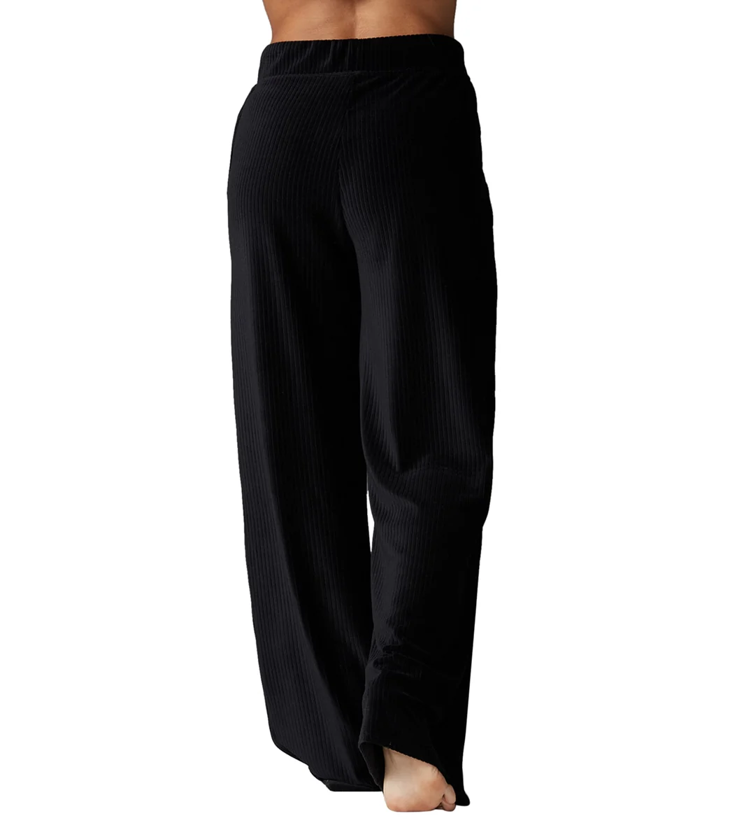 Tavi Wide Leg Brushed Rib Pant - Image 3