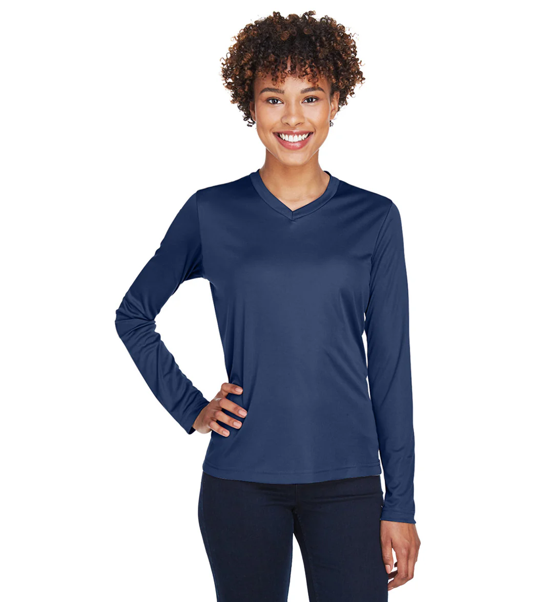 Team 365 Women's Zone Performance Long Sleeve T-Shirt - Image 40