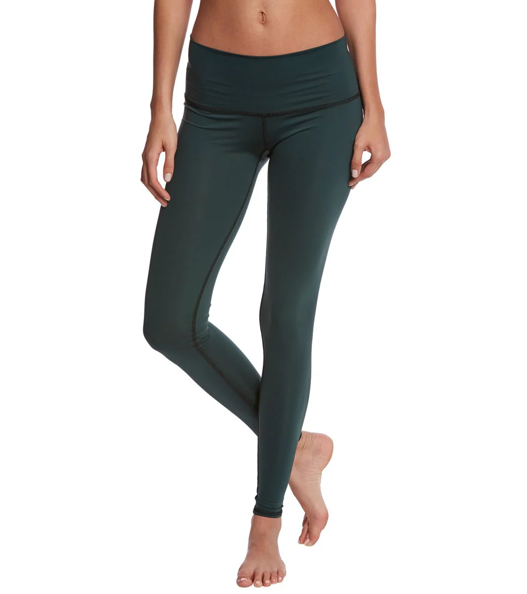 Teeki Hunter Green Hot Yoga Pants