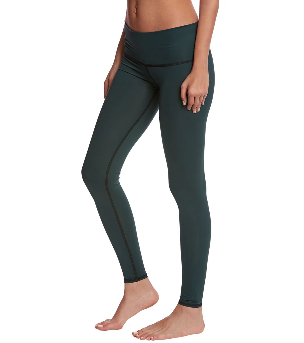 Teeki Hunter Green Hot Yoga Pants - Image 2