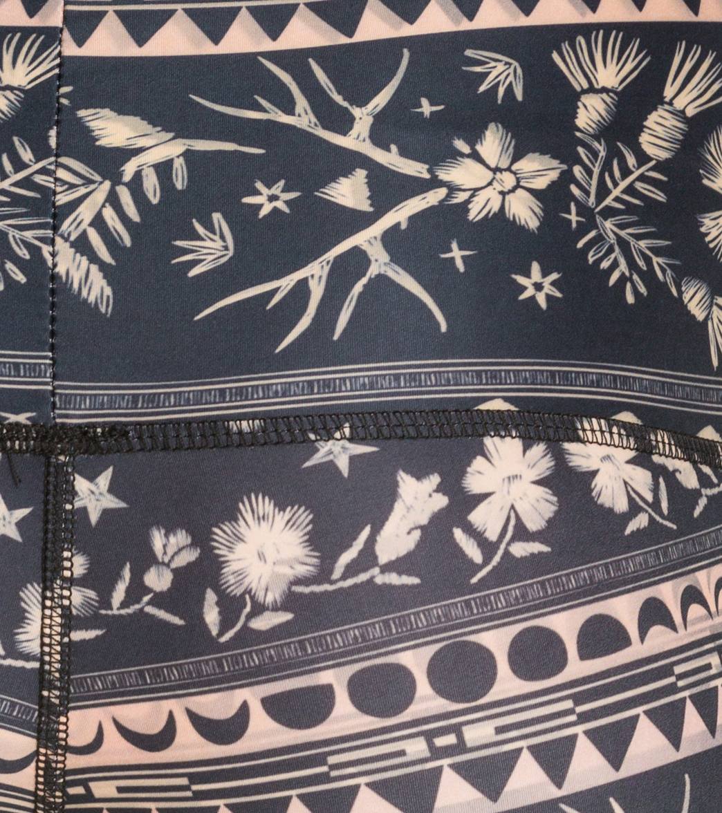 Teeki Moon Flower Yoga Leggings - Image 5