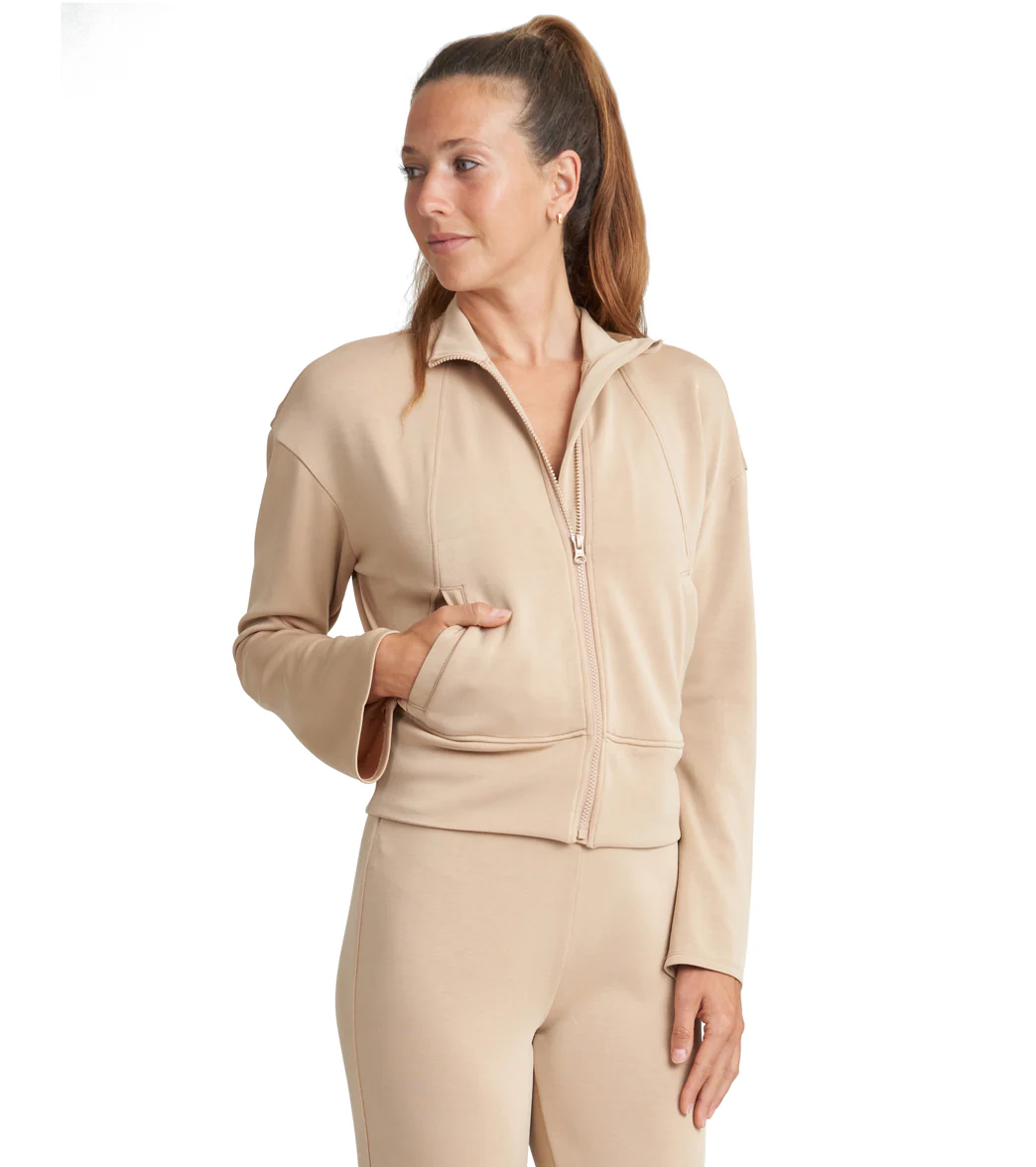 Thrive Societe Bell Sleeve Zip Jacket - Image 5