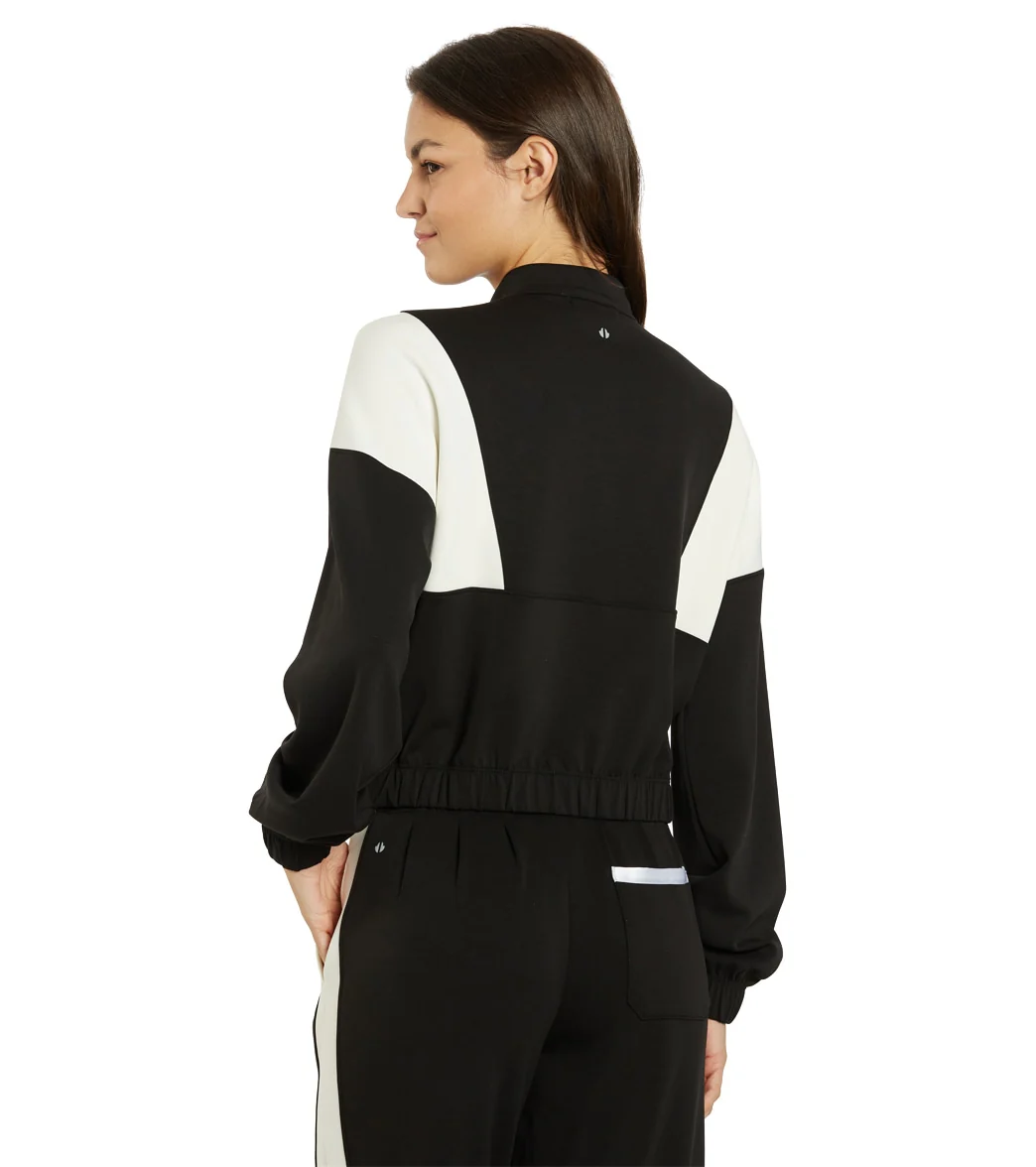 Thrive Societe Blocked Half Zip Pullover - Image 9