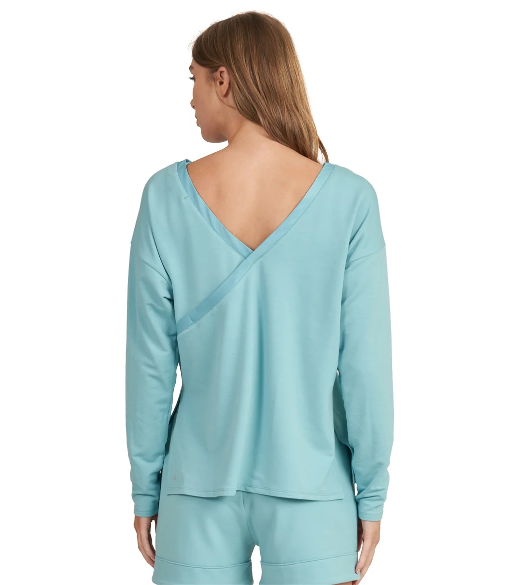 Thrive Societe Cross Back Satin Trim Pull Over - Image 2