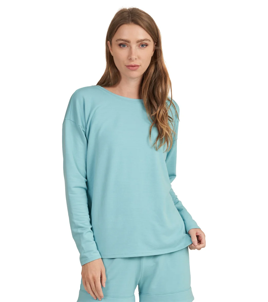 Thrive Societe Cross Back Satin Trim Pull Over - Image 4