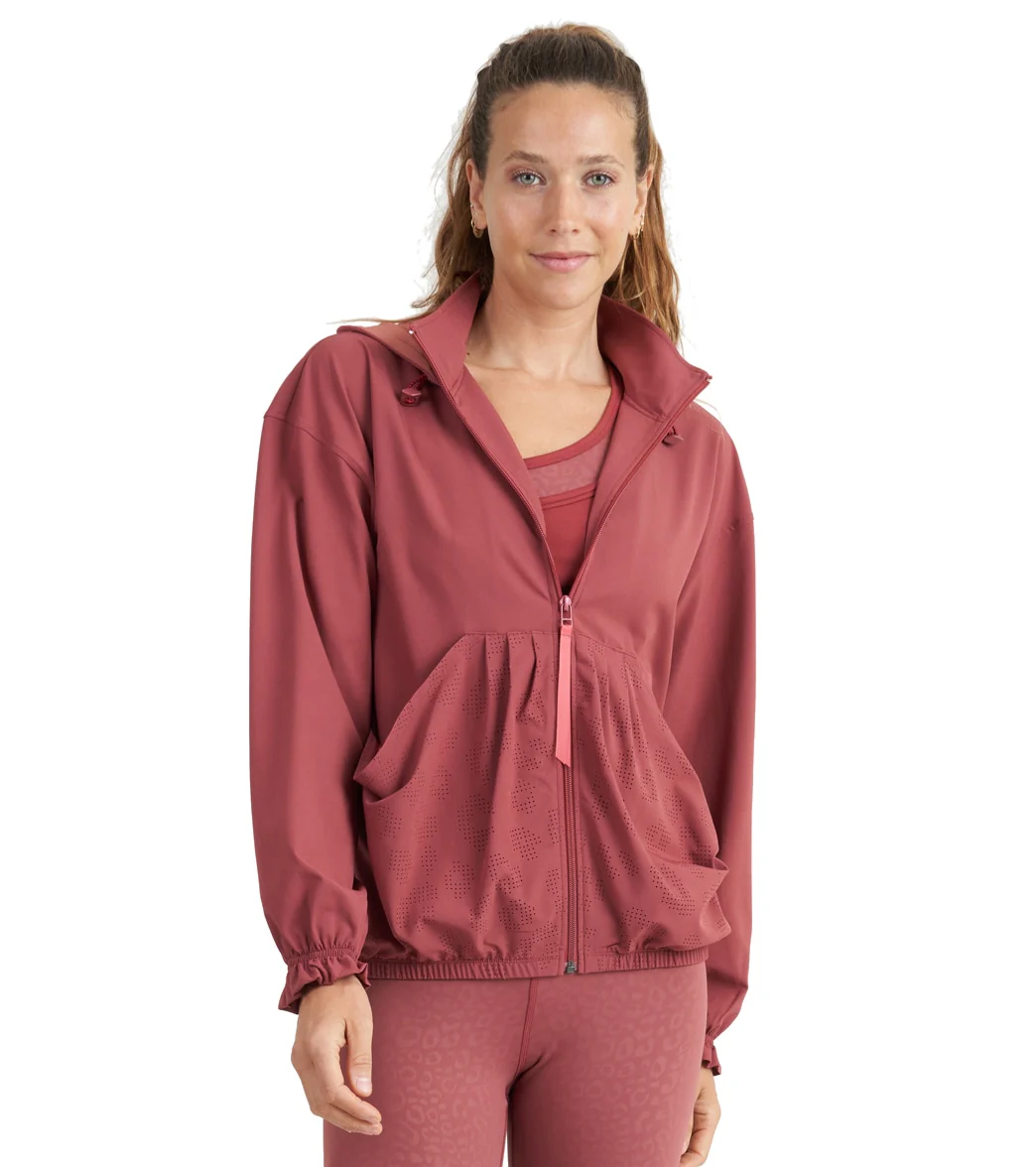Thrive Societe Perforated Windbreaker - Image 4