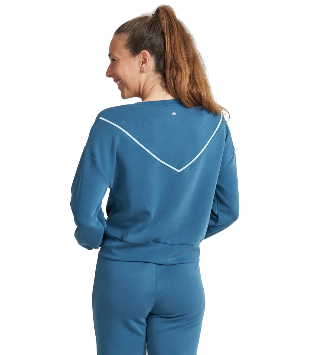 Thrive Societe Piped Blouson Pullover - Image 8