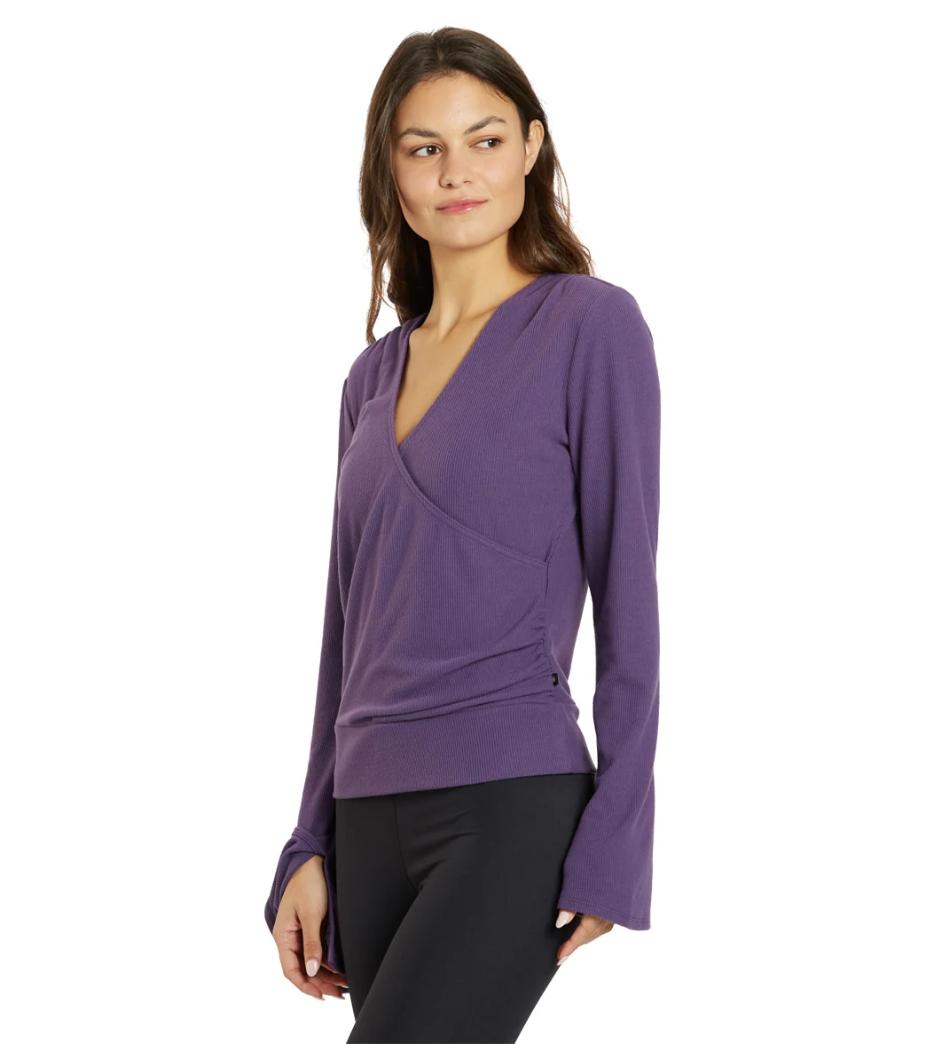 Thrive Societe Pleated Wrap Pullover - Image 10