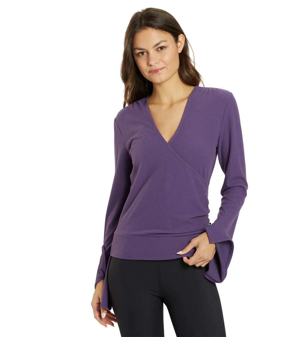 Thrive Societe Pleated Wrap Pullover - Image 12