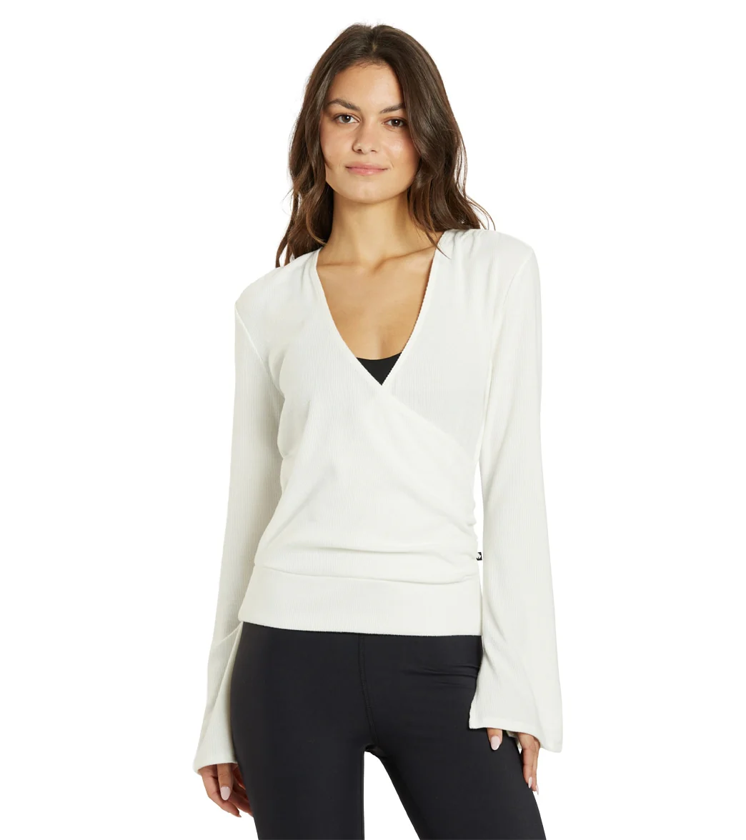 Thrive Societe Pleated Wrap Pullover - Image 13