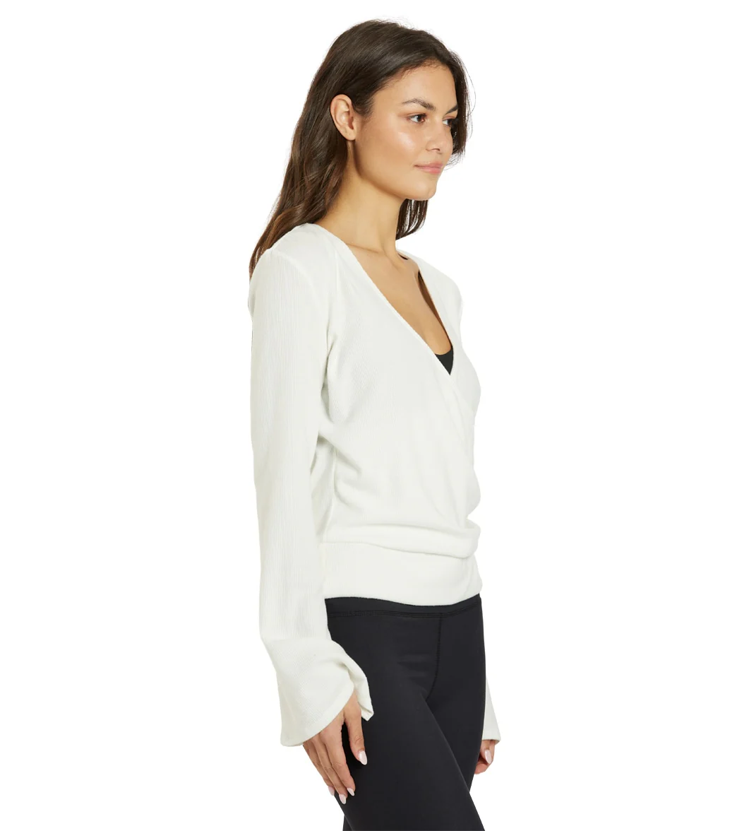 Thrive Societe Pleated Wrap Pullover - Image 14