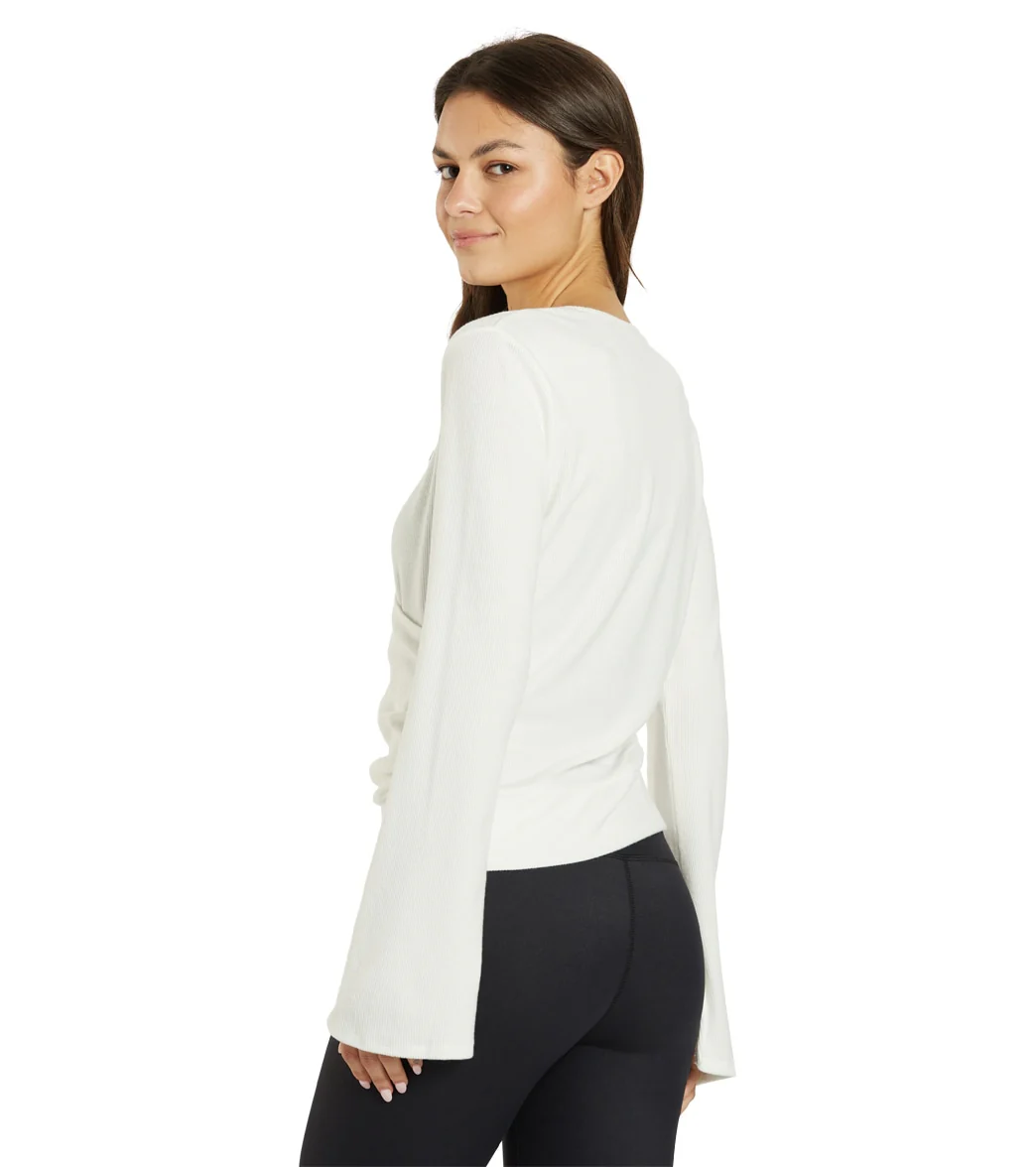 Thrive Societe Pleated Wrap Pullover - Image 15