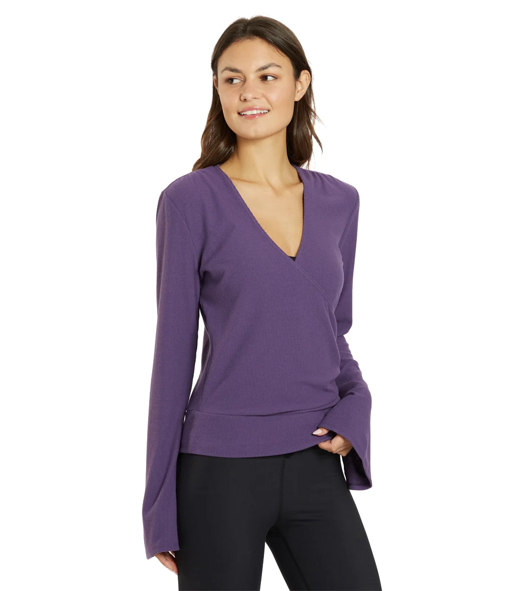 Thrive Societe Pleated Wrap Pullover - Image 8