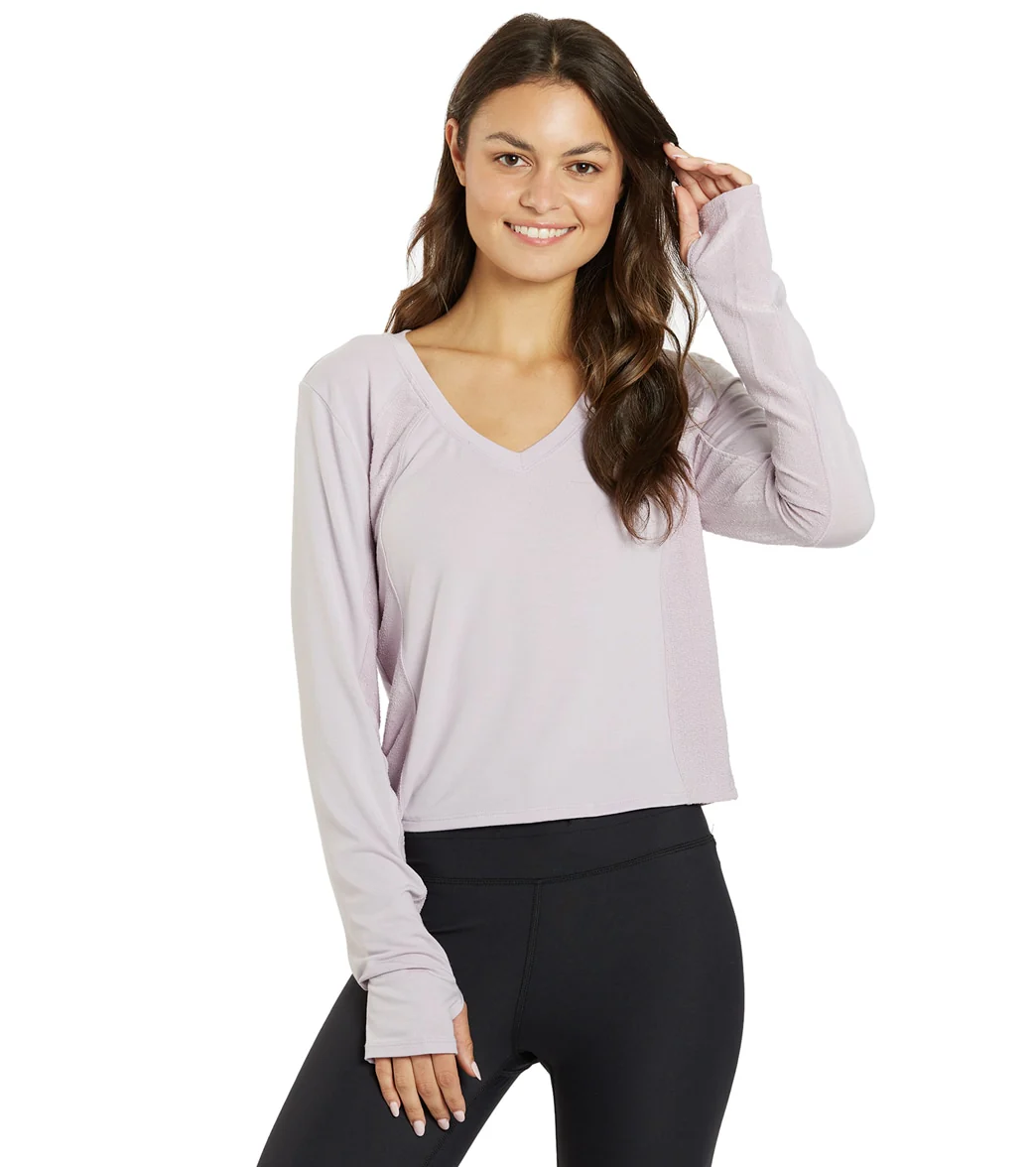 Thrive Societe Textured Inset Tee - Image 7