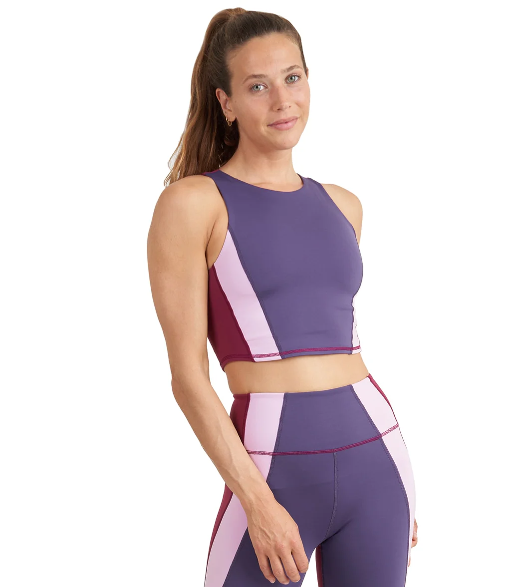 Thrive Societe Zip Color Block Bra - Image 2