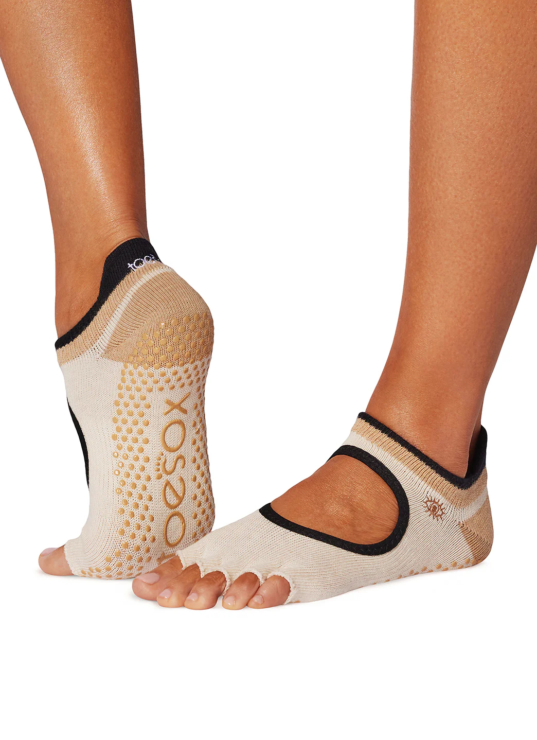 Toesox Bellarina Grip Half Toe Socks - Image 9