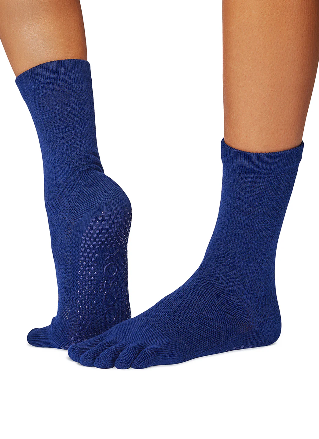 Toesox Crew Full Toe Grip Socks - Image 10