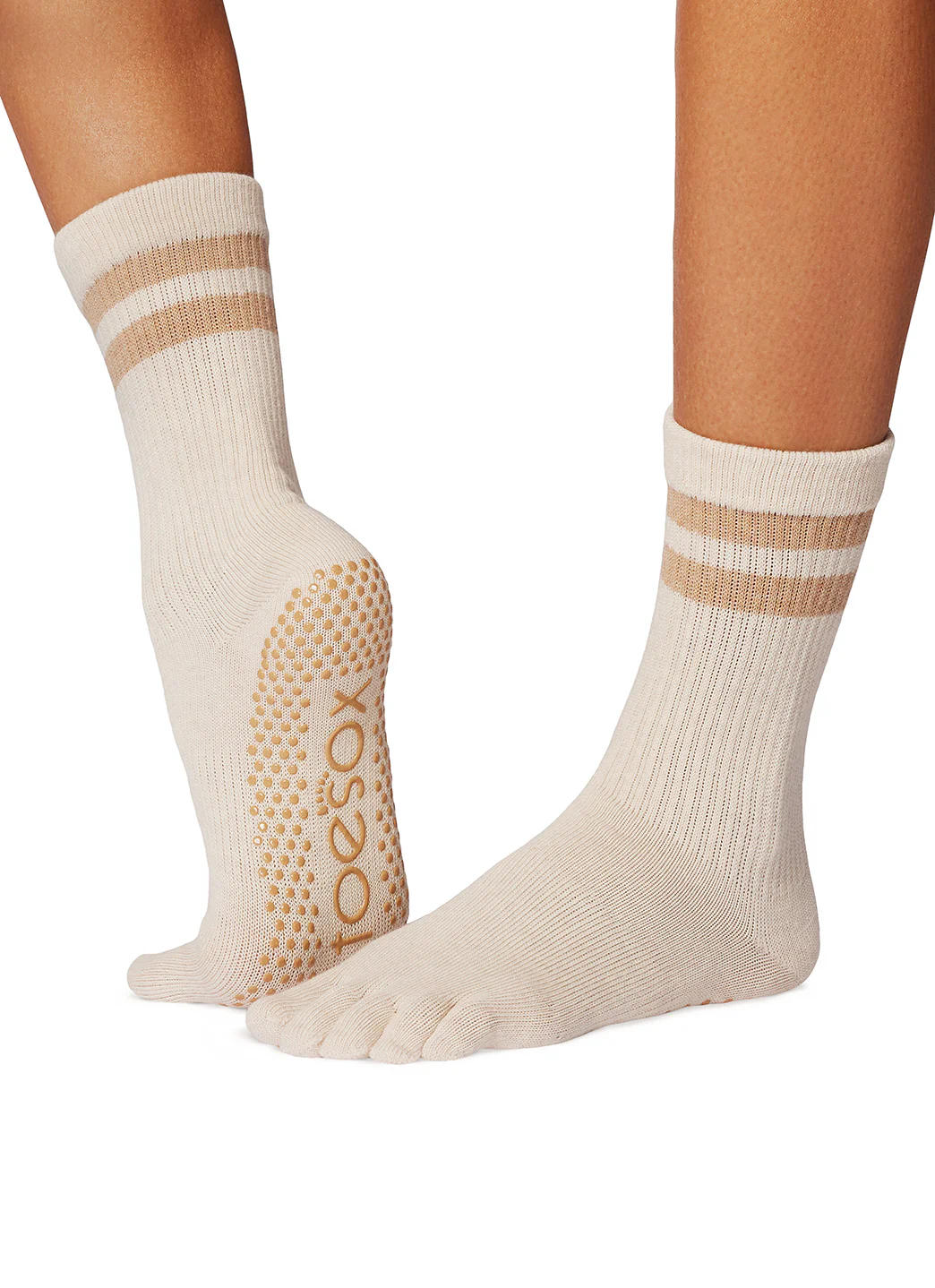 Toesox Crew Full Toe Grip Socks - Image 13