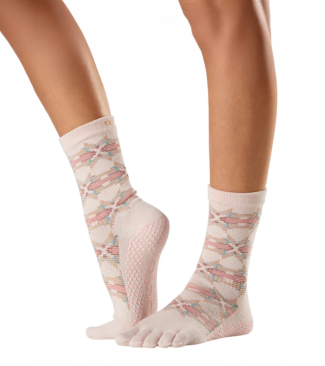 Toesox Crew Full Toe Grip Socks - Image 42