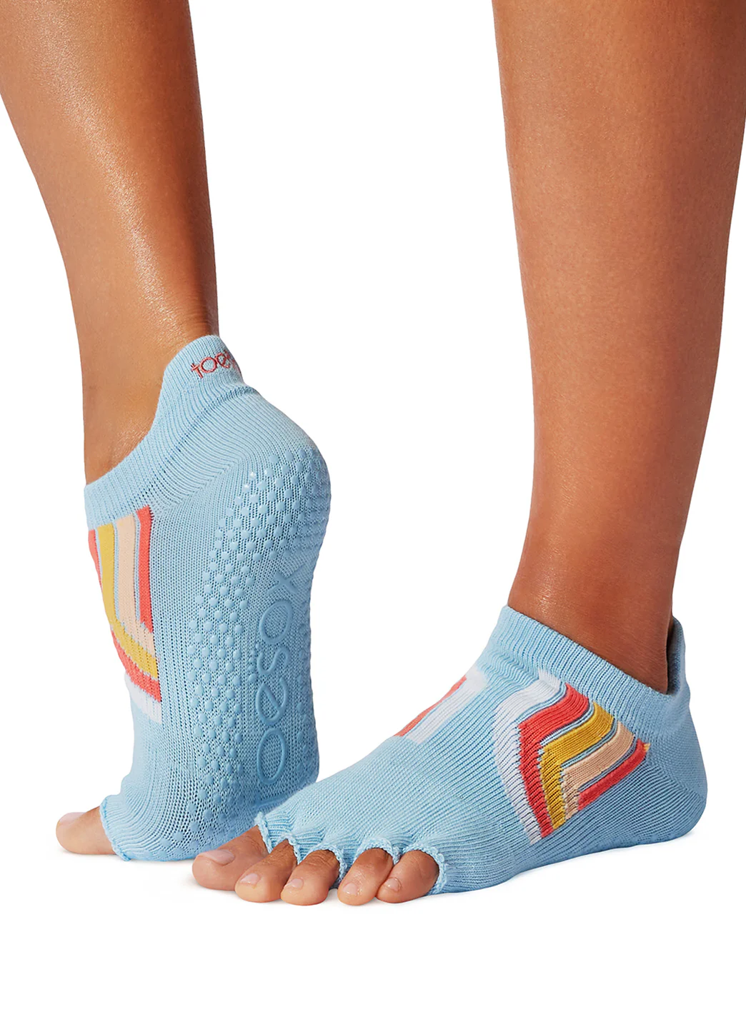 Toesox Grip Half Toe Low Rise Socks - Image 6
