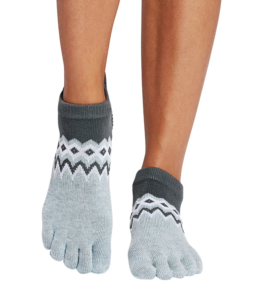 Toesox Low Rise Full-Toe Yoga Grip Socks - Image 36