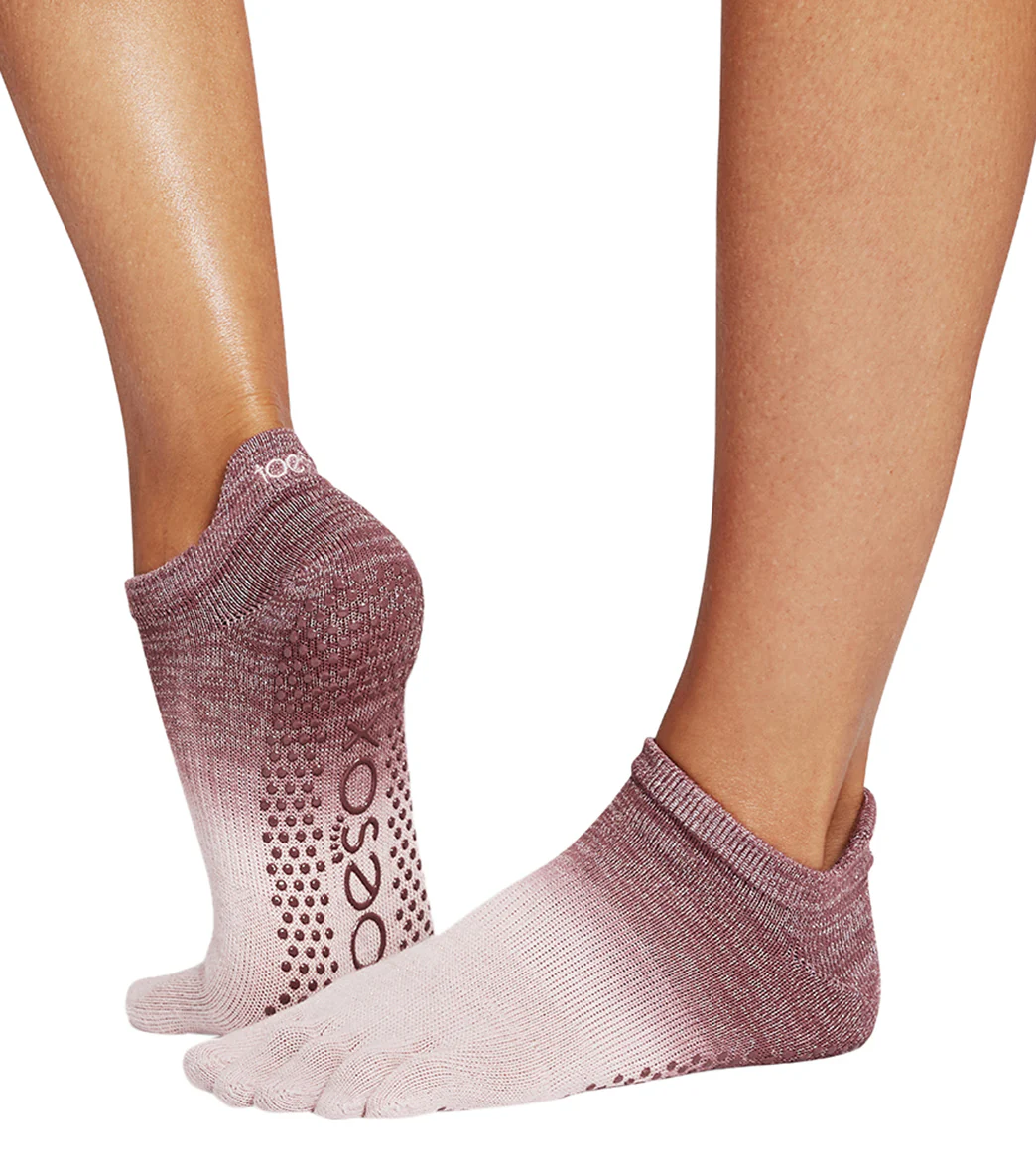 Toesox Low Rise Full-Toe Yoga Grip Socks - Image 38