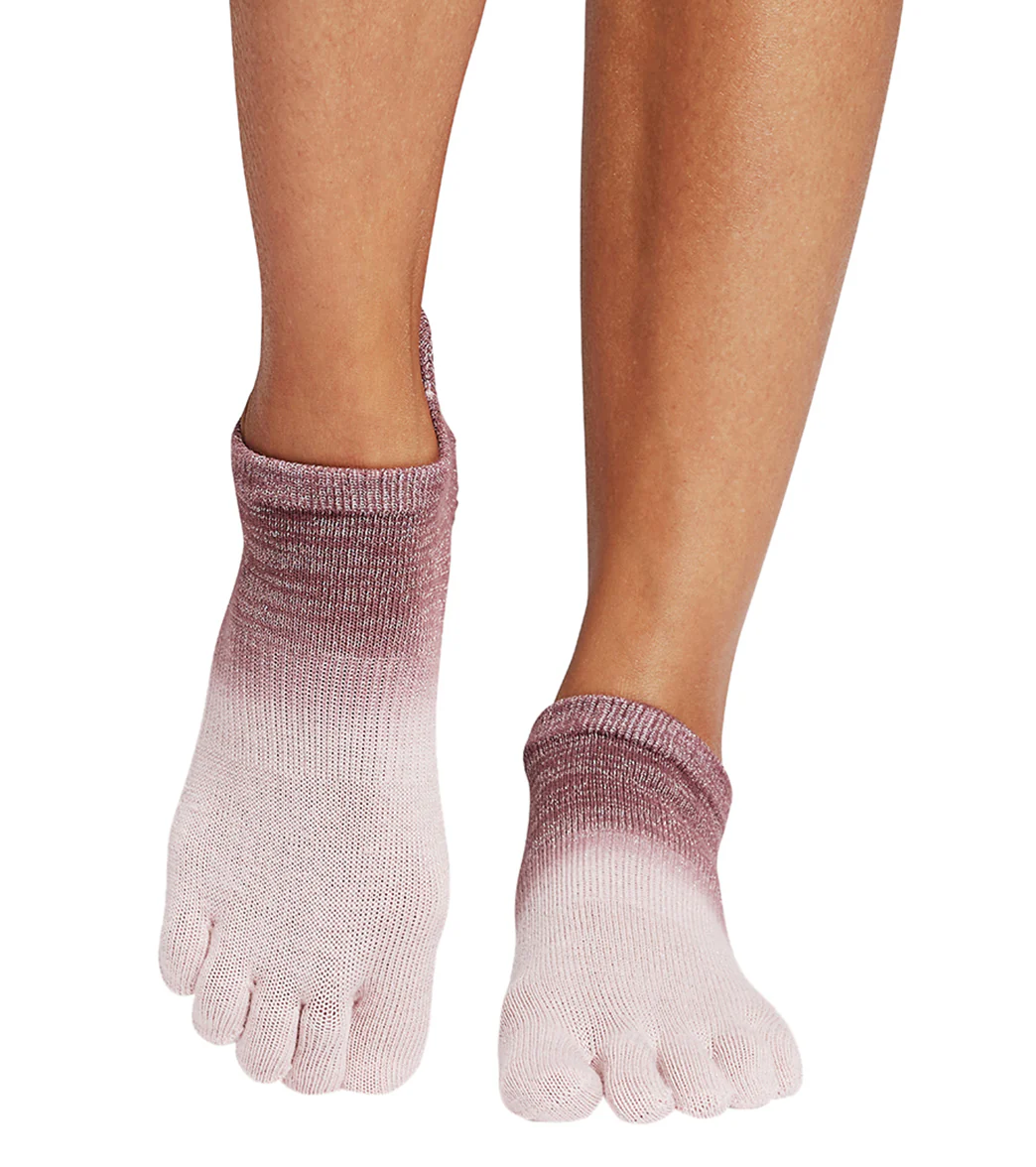 Toesox Low Rise Full-Toe Yoga Grip Socks - Image 40