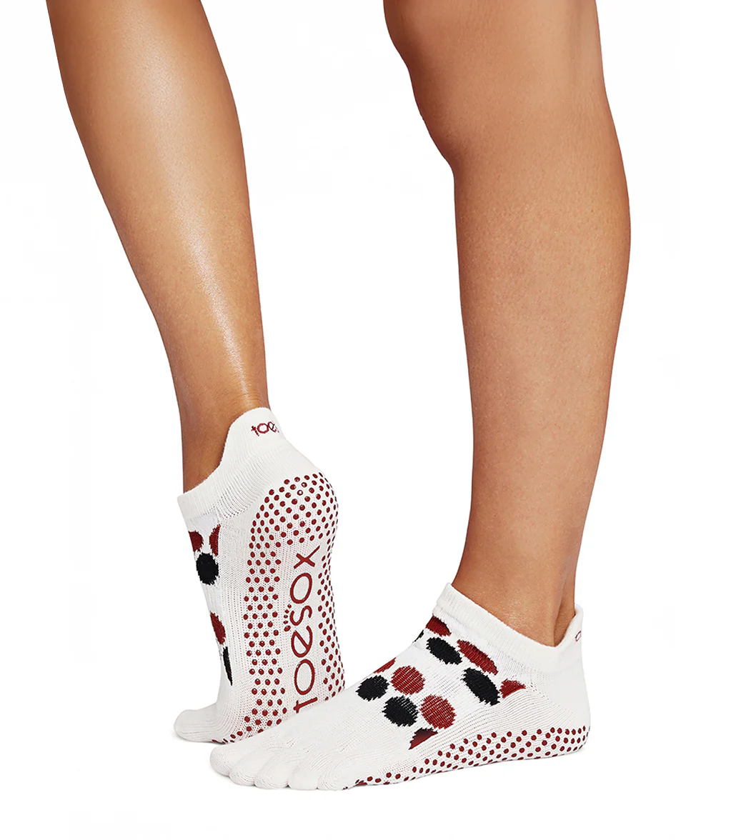 Toesox Low Rise Full-Toe Yoga Grip Socks - Image 50