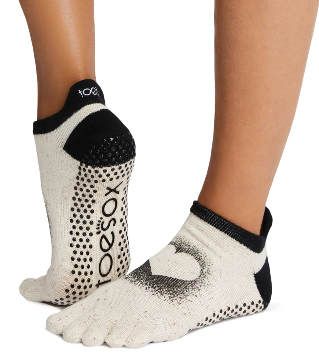 Toesox Low Rise Full-Toe Yoga Grip Socks - Image 60