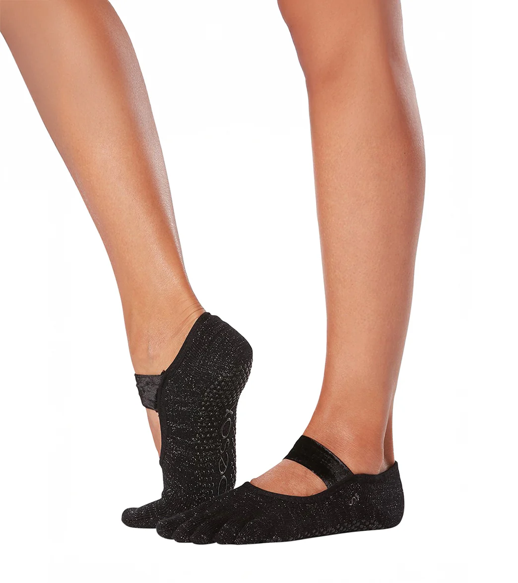 Toesox Organic Mia Grip Full Toe Socks - Image 5