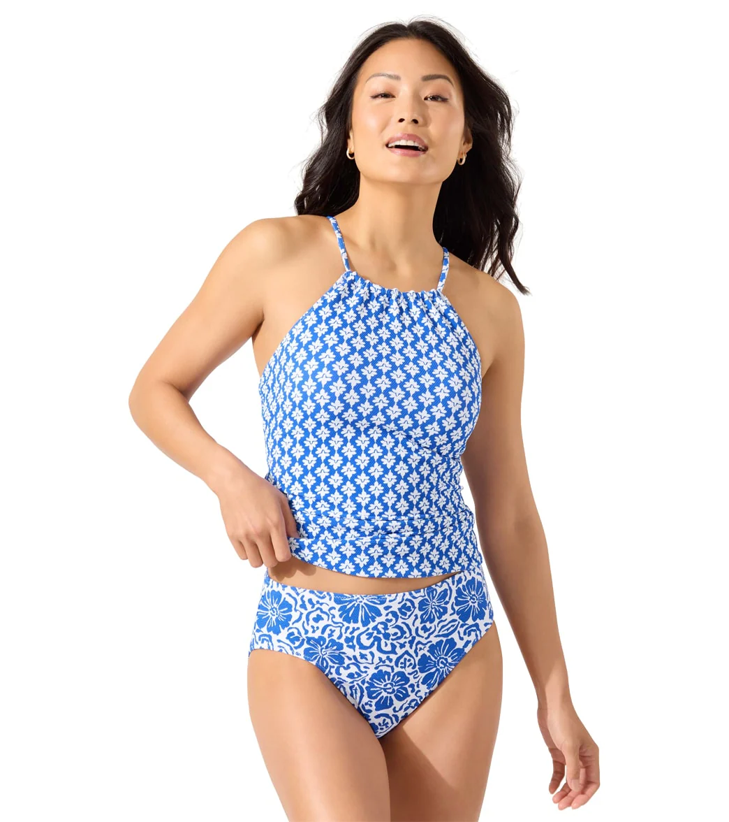 Tommy Bahama Island Cays Hibiscus Reversible High Waist Bikini Bottom - Image 4